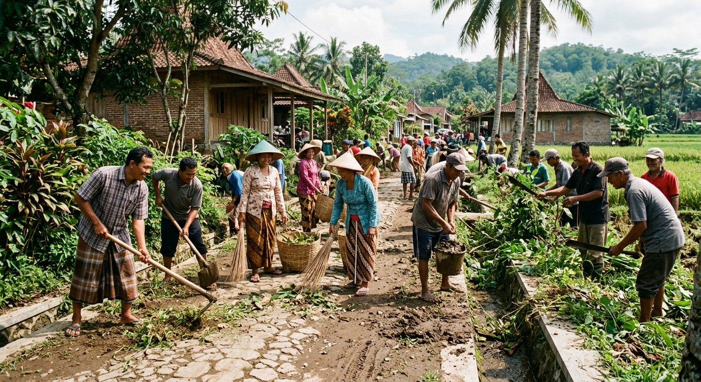 Menumbuhkan Budaya Gotong Royong di Masyarakat