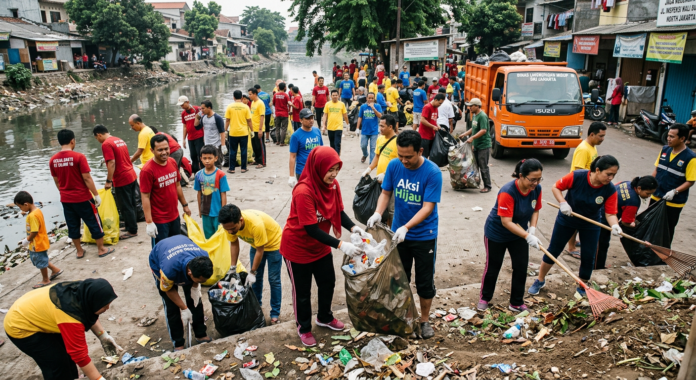 Lingkungan - Aksi bersih lingkungan