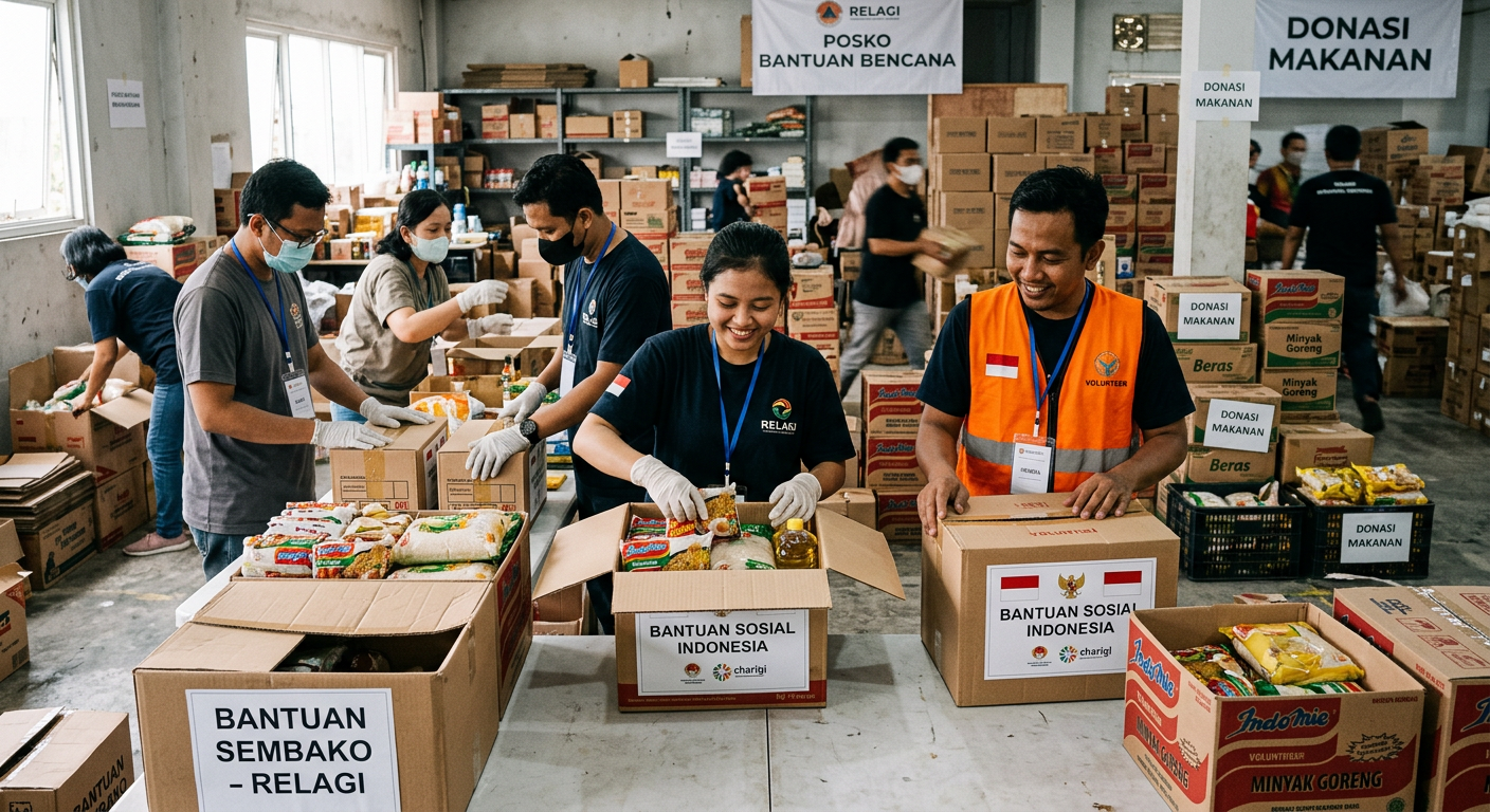 Sosial - Pembagian bantuan sosial
